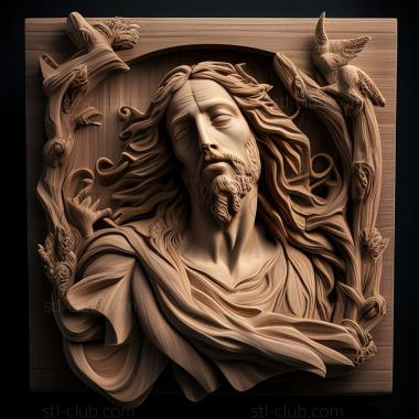 3D model st jesus (STL)